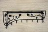 Wieszak z półką - róża długość 70cm