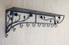 Wieszak z półką - RÓŻA długość 90cm