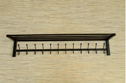 Wieszak z półką - Rehana długość 120 cm