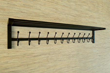 Wieszak z półką - Rehana długość 140 cm