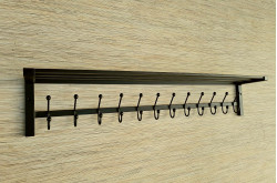 Wieszak z półką - Rehana długość 140 cm