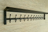 Wieszak z półką - Rehana długość 130 cm