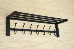 Wieszak z półką - Rehana długość 70 cm