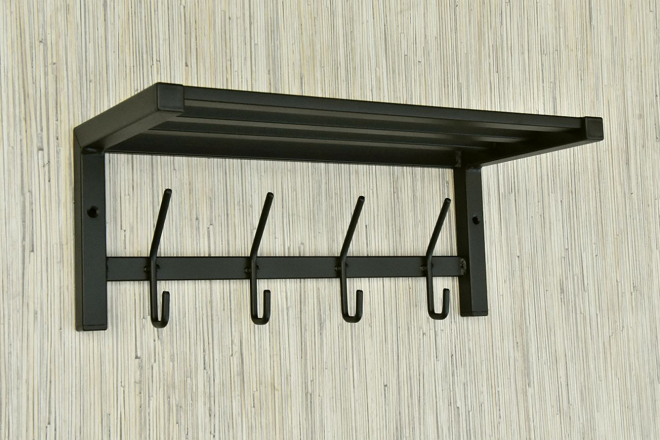 Wieszak z półką  SZARMEN długość 40cm