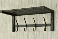 Wieszak z półką  SZARMEN długość 40cm