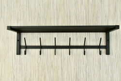 Wieszak z półką - SZARMEN długość 60cm