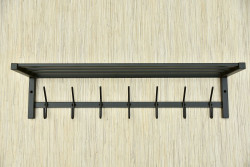 Wieszak z półką - SZARMEN długość 70 cm