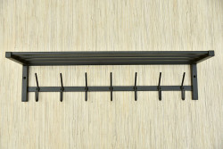 Wieszak z półką - SZARMEN długość 70 cm
