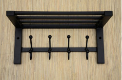 Wieszak z półką - Rehana długość 40cm