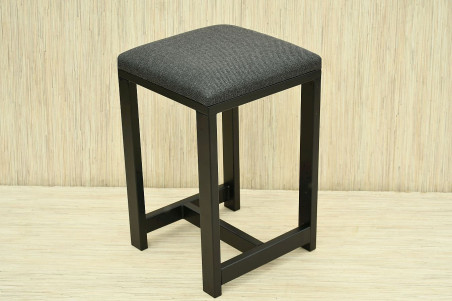 TABORET TAPICEROWANY OBICIE CIEMNE SYMBOL - AT 5225