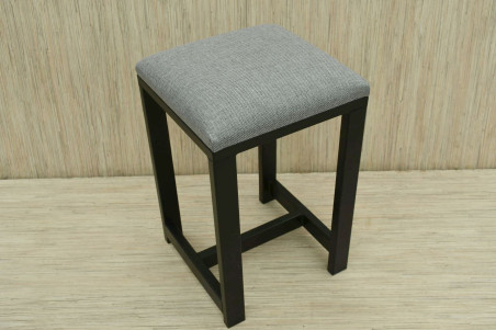 TABORET TAPICEROWANY OBICIE SZARE SYMBOL - AT 5222