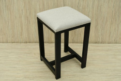 TABORET TAPICEROWANY OBICIE JASNE SYMBOL - AT 5218