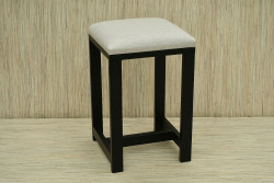 TABORET TAPICEROWANY OBICIE JASNE SYMBOL - AT 5218
