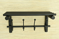 Wieszak z półką - ALBA długość 40cm