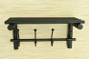 Wieszak z półką - ALBA długość 40cm