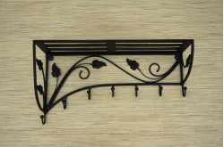 Wieszak z półką - husarz długość 60cm
