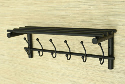 Wieszak z półką - ALBA długość 60cm