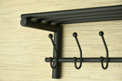 Wieszak z półką - ALBA długość 60cm