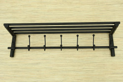 Wieszak z półką - ALBA długość 80 cm