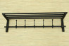 Wieszak z półką - ALBA długość 80 cm