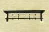 Wieszak z półką - ALBA długość 80 cm