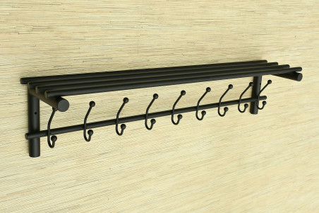 Wieszak z półką - ALBA długość 90 cm