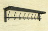 Wieszak z półką - ALBA długość 90 cm