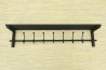 Wieszak z półką - ALBA długość 90 cm