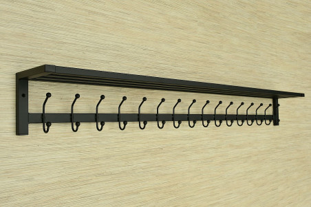 Wieszak z półką - Rehana długość 160 cm