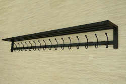 Wieszak z półką - Rehana długość 170 cm