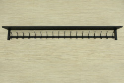 Wieszak z półką - Rehana długość 180 cm