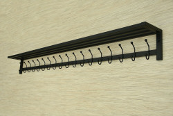 Wieszak z półką - Rehana długość 180 cm