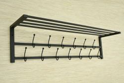 Wieszak z półką - NIKO długość 120cm