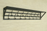 Wieszak z półką - MOSTEK długość 120cm