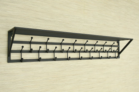 Wieszak z półką - MOSTEK długość 130 cm