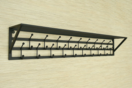 Wieszak z półką - MOSTEK długość 140 cm