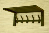 Wieszak z półką - WIMAR długość 40cm