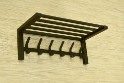 Wieszak z półką - WIMAR długość 50 cm