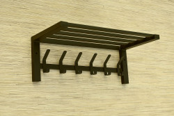 Wieszak z półką - WIMAR długość 50 cm