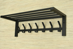 Wieszak z półką - WIMAR długość 60 cm
