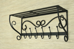 Wieszak z półką - TRIBAL długość 60cm