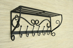 Wieszak z półką - TRIBAL długość 60cm