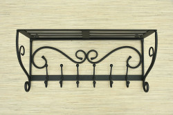 Wieszak z półką - TRIBAL długość 60cm