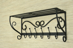 Wieszak z półką - TRIBAL długość 60cm
