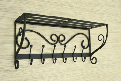 Wieszak z półką - TRIBAL długość 60cm