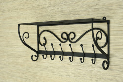 Wieszak z półką - TRIBAL długość 60cm