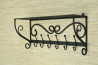 Wieszak z półką - TRIBAL długość 60cm