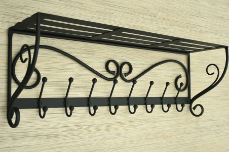 Wieszak z półką - TRIBAL długość 80cm