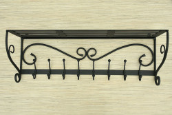 Wieszak z półką - TRIBAL długość 80cm