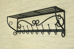 Wieszak z półką - TRIBAL długość 80cm